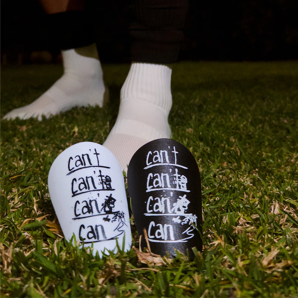 White Can Shin Pads