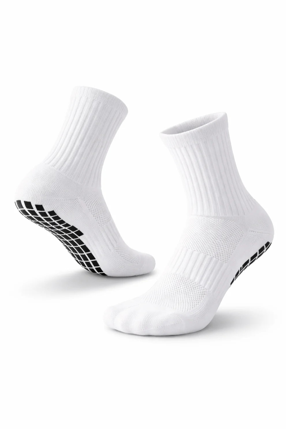 White Grip Socks