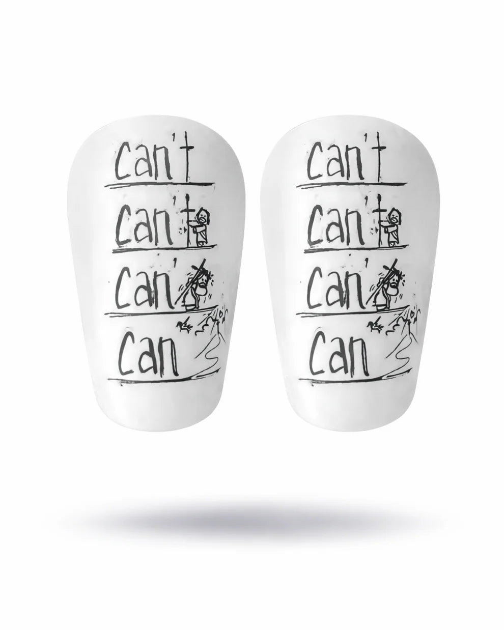 White Can Shin Pads